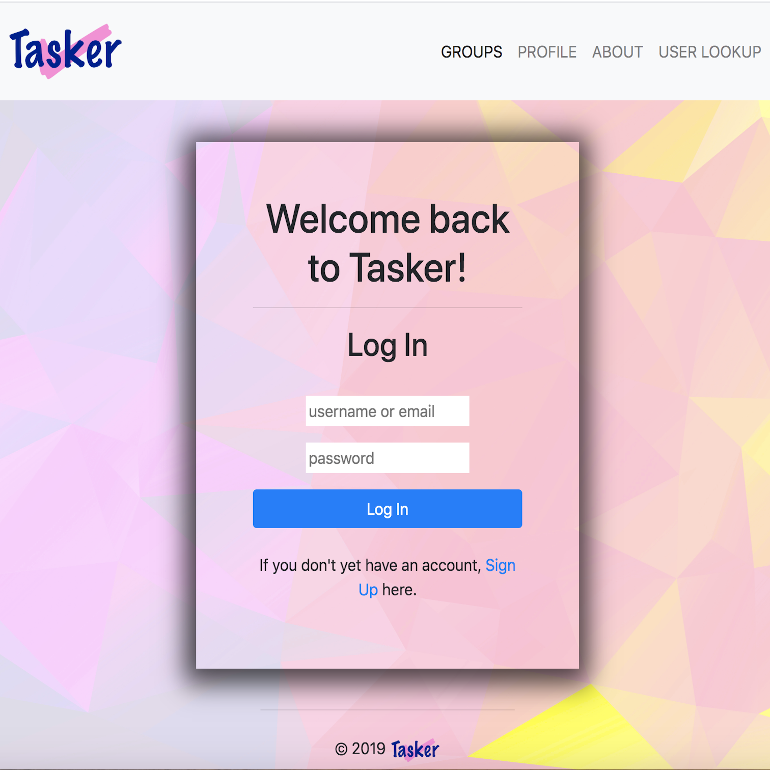 image of Tasker application